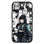 iPhone 15 14 Xiaomi Redmi Note 13 12 11 Pro Max X 8 7 XR 9 Samsung Galaxy A24 A15 S24 S23 Huawei OPPO A38 Demon Slayer Muichiro Tokito telefoni&uuml;mbris jaoks for Samsung Galaxy S24