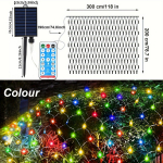 1 x p&auml;ikesev&otilde;rgu valgusti p&otilde;&otilde;sastiku valgusti v&auml;lisvalgusti veekindel 8 režiimi kaugjuhtimispuldi automaatne l&uuml;liti 3M*2M/118in*78in mitmev&auml;rviline