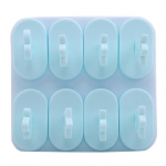 DIY j&auml;&auml;tisevorm k&uuml;lmutatud popsiklite kombineeritud j&auml;&auml;tisevormiga j&auml;&auml;kuubiku tegija J&auml;&auml;popi silikoonvorm 1.0 sinine