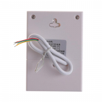 Alalisvoolu 12V juhtmega uksekellakell kodukontori juurdep&auml;&auml;sukontrolli jaoks, tulekindel valge