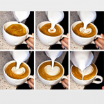 Roostevabast terasest espresso kohvikann Craft Latte piimavahustamiskann, kohvitass 350ml