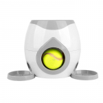 2 &uuml;hes lemmiklooma koera lekkivad m&auml;nguasjad interaktiivsed tenniseviskaja m&auml;nguasjad koertele naljakas lemmikloomam&auml;ng treeningvahend kutsikam&auml;nguasjad koeratarvikud hall