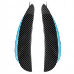 2tk eesmise p&otilde;rkeraua udutulelaterna &otilde;huava katte trimm Mercedes Benz W213 C238 E180 E200 E220 E250 E300 E43 E53 AMG Line 2016-2019 jaoks Carbon Fiber Style