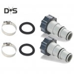 1 Komplekt Vahetusvooliku Adapter Korduvkasutatav Basseini Vooliku &Uuml;hendus Vastupidav Keermestatud &Uuml;hendus Pump Ujumisbasseini Osad A