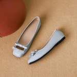 Naiste vabaaja lamedad &otilde;&otilde;nsad jalavarjud Mugavad balletikorrused libisemisvastased ruudukujulised lamedad kingad Kerged naiste jalatsid 35 pruun