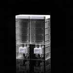 500 ml k&auml;sitsi vedelseebi dosaatorid, seinale kinnitatav l&auml;bipaistev vannitoa hotellipuhastusvahend 12x6x16.5CM