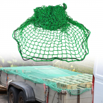 Cargo Net Car Organizer 59.06 x 98.43 inch Camping Nylon Mesh Netting Green Heavy Duty for Truck