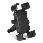 Telefonihoidik jalgrattale v&otilde;i mootorrattale Automaatlukustuv P&otilde;rutusvastane Jalgratta Mobiiltelefoni Hoidik Paksendatud Libisemiskindel Kinnitus must