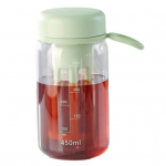 450/600 ml k&uuml;lma pruulimise tass katlakivifiltriga toiduklassi suure mahutavusega kaasaskantav reisiteepudel K&uuml;lma pruulimise kohvimasina purk 450ML valge