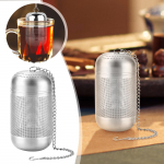 Roostevaba terasest tee, teev&otilde;rk, hautatud teekann, tee valmistamine, teekeeetmise etapp, teefilter, konksu ja ketiga tee One Size valge