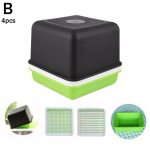 1 komplekt Mikrorohelise idandustaldrik Maap&auml;hklioa idandamise H&uuml;dropoonilised aianduss&uuml;steemid Taldrik Kasvuhoone Q9H6 jaoks Black-4pcs