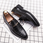 Kingad Mehed Nahk Originaal Itaalia Klassikaline Sinine Penny Loafer Punased Peokingad Mees Mees Pulmad Ametlikud Madalad Kingad meestele 38