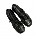 Loafers Kontsad Kingad Naised Sandaalid Disainer Uus Retro S&uuml;giskleit Kingad Naine Trend Tursked Pumps Moehullus 35