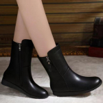 Talvised soojad naiste saapad K&otilde;rged kontsad k&uuml;ljet&otilde;mblukuga naiste kingad Mustad naiste saapad kiiluga kingad 35