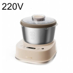 T&auml;isautomaatne 5-liitrine kodumajapidamises kasutatav ajastatud s&otilde;tkumismasin v&auml;ike taignamasin, segamisk&auml;&auml;ritusmasin Basic version beež/pruun