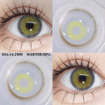 EYESHARE Fashion Color Contact Lenses Brown Spectacle Lenses Yellow Green Contact Lenses Brown Gray Spectacle Lenses Makeup Green Lenses 1 Pair