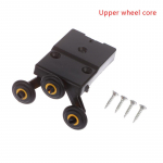 Liuguvad riidekapi ukse osa &uuml;lemine/alumine alla rattad/jooks/juhikute komplekt kapi jaoks