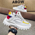 Moodsad Robustsed Tossud Meeste Disainer Spordijalatsid Mood Vabaaja Mikrokiust Nahk V&otilde;rk Hingavad K&otilde;rgust Lisavad Lamedad Platvormjalatsid 39