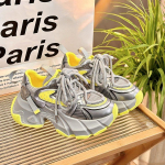 Naiste K&otilde;rge Platvormiga 6CM Vabaaja Tossud 2024 Uus Kevad Paelad Paksud Tossud Korea K&otilde;ik-sobivad Disaineri T&auml;navakingad Naine 40 roheline