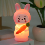 Multikas armas ingel porgand j&auml;nes helendav j&auml;nku kaunistused &uuml;mbritsevad valgustid magamistuba &uuml;les &ouml;&ouml;valgus with carrot+gift bag