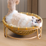 Bambusest Kassipesa, Lauavoodi, Kerge Suvemaja, Hingav Magamispadi, K&otilde;ik Aastaajad 35cm