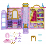 Disney Princess Tokimeki riidekapp Rapunzel riietuskomplekt HXC20, Pretend Play tarvikud vanusele 3+ (Nukk ei kuulu komplekti)