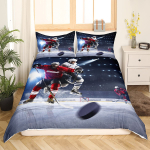 J&auml;&auml;hoki tekikott &Uuml;heinimese Hoki Spordim&auml;ngija Voodipesukomplekt Talvine &Auml;&auml;rmusspordi M&auml;ng Tekikoti Kate Komplekt Spordihalli Voodipesu EU single(135x200cm)