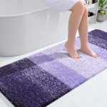 HAPIHAPPY vannitoavaibamatt 51X76 libisemiskindel pehme vannivaip, eriti pehme ja imav mikrokiust vannivaibad vanni ja du&scaron;i jaoks 51X51U