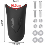 Mootorratta poritiiba pikendusplaat Elektriline s&otilde;iduki poritiib Modifitseeritud tarvikud Esitagumise ratta pikendus poritiiba pritsmekaitse