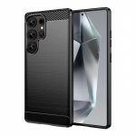 Samsung Galaxy S25 Ultra &uuml;mbrisele Samsung Galaxy S25 Plus S25 Ultra Cover P&otilde;rutuskindel harjatud TPU telefoni&uuml;mbris Galaxy S25 Ultra jaoks For Galaxy S25 Ultra must