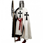 Meeste keskaegne mantel ja templi tuunika, Halloweeni r&uuml;&uuml;tli kost&uuml;&uuml;m, puuvillane kapuutsiga mantlim&uuml;ts K&auml;sitsi valmistatud keskaegne kleit, renessanss LAPR SCA XL must