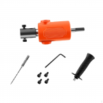 Electric Drill to Hammer Adapter Conversion Tools Convenient Non Slip Portable with Bit Chuck 1 Bit Set