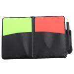 PVC Jalgpallim&auml;ng Jalgpallim&auml;ng V&otilde;istlused Kohtunik Punane ja Fluorestseeruvroheline Kaart