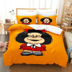Mafalda voodipesukomplekt &Uuml;heinimese Twin T&auml;iskasvanu Kuninga suurusega Voodikomplekt T&auml;iskasvanu Laste Magamistuba Tekikoti Komplektid 3D Anime Voodilina Komplekt 70x133cm 2pcs