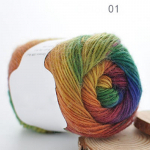 1 tk 50 g/r&uuml;hm l&otilde;ngakera Rainbow Gravity Color DIY koe l&otilde;ng kudumine sall kampsun sall m&uuml;ts l&otilde;ng abimaterjalid