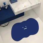 Imav p&otilde;randamatt vannitoa ukse jaoks, jalamatt majapidamises kasutatava tualeti jaoks, tualettruumi pehmendav matt, tualeti jaoks, kiiresti kuivav libisemiskindel matt 40*60cm