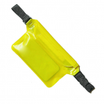 Lihtne kaasas kanda veekindel telefonikott turismiatraktsioonide jaoks Veekindel Fanny pakk mobiili ujumiseks kollane