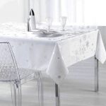 Nappes - PROMO LINGE - Polyester - 150x240cm - Blanc