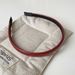 2024 retropunane nahast juukser&otilde;ngas naistele &ndash; k&otilde;rge koljuga disain, n&auml;opesutarvikud, elegantne valgendav juuksen&otilde;el