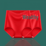 Uued naiste punased k&otilde;rge v&ouml;&ouml;kohaga k&otilde;hukontrollp&uuml;ksikud hingava antibakteriaalse puuvillase jalgeosaga XXL (135-155 jin)