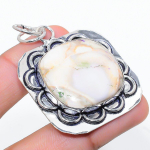 Malinga Jasper Handmade 925 Sterling Silver Jewelry Pendant 2.17 e0m18
