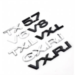 VXS TX GXRi VXRi VX autoembleemi m&auml;rgi kleebis domineerivatele TXL L- ja C-ruiser L-AND F-REE VXR GXR Prado VXL V8V6 5.7 tagumisele tagantj&auml;rele paigaldamise silt 57 must