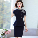 2025. aasta kevad/suvi naiste Korea stiilis l&uuml;hikeste varrukatega bleiser - professionaalne naiste &uuml;likonnapintsak XXL