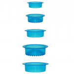 Pakendis 5 v&otilde;ileivak&uuml;psetaja Leivavorm Hommikus&ouml;&ouml;gi valmistamine &Uuml;mmarguse kujuga v&otilde;ileivad k&uuml;psised Koogid Kondiitritooted K&ouml;&ouml;gis k&uuml;psetamine