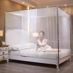 Elegantne printsessi stiilis s&auml;&auml;sev&otilde;rk kaheinimesevooditele julge kronsteini ja paksu mustriga 1.2m x 2.0m Bed