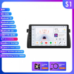 Hizpo Android 13 2Din Autoraadio BMW E46 3. seeriale M3 318/320/325/330/335 1998-2005 Multimeedia Video M&auml;ngija Carplay Stereo WIFI RDS OBD2 SWC S1 8Core 3G 32G