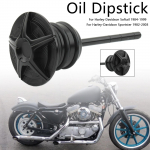 &Otilde;li m&otilde;&otilde;tevarda paagi kork-pistik Harley Softail 883 1984-1999 Sportster 1200 1982-2003 jaoks must