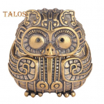 Vanaaegne &Ouml;&ouml;kulli Figuur Mini &Ouml;&ouml;kulli Viirukip&otilde;leti Kaanega Kogutav &Ouml;&ouml;kulli Kaunistus Kodu Elutoa Kontori Laua Raamaturiiuli Dekoratsioon Owl