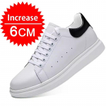 Vabaajameeste liftkingad K&otilde;rgust suurendavad kingad meestele K&otilde;rgust suurendavad Valged kingad Mustad kingad 6/8CM K&otilde;rged kingad T&otilde;stvad tossud 41