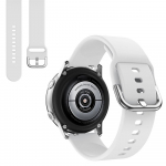 20 mm/22 mm rihm Samsung Galaxy Watch Active 2 40 mm 44 mm Gear 3 sport randmek&auml;ev&otilde;ru asenduskellarihmale 20 mm 22 kellarihm 20mm valge